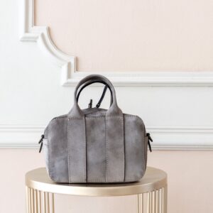 Bauletto medio suede grigio Susan Santi