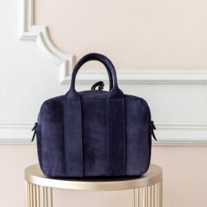 Bauletto suede viola Susan Santi