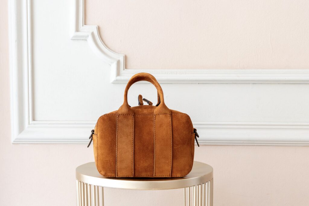 Bauletto medio suede bruciato Susan Santi