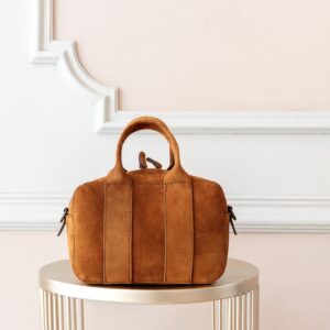 Bauletto medio suede bruciato Susan Santi