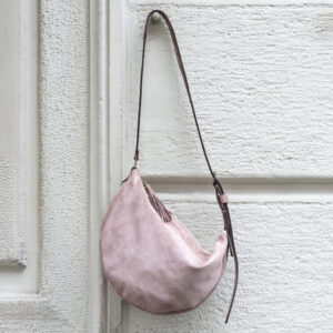 Moon bag suede cipria Susan Santi